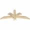 Ekena Millwork Davenport Rough Sawn Timber Gable Bracket, Douglas Fir, 48"W x 22"H x 2"D x 4"F, 11/12 Pitch GBW048X22X0204DAV00RDF - alternate 4